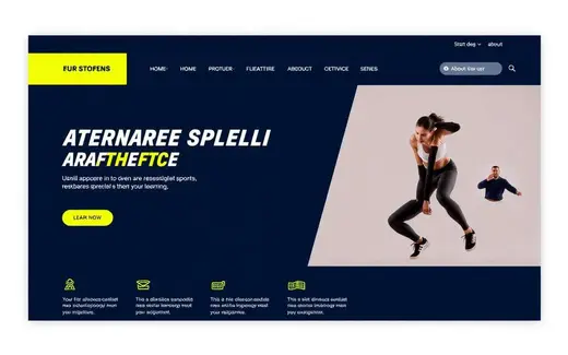 Website homepage