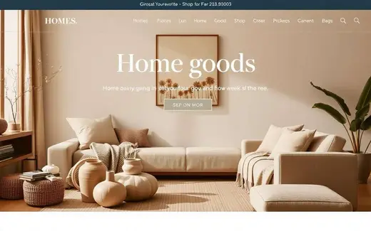 Website homepage