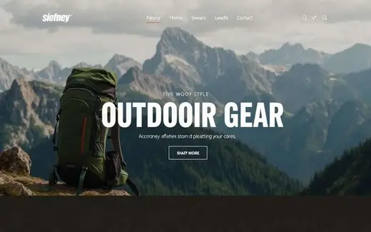 Website homepage